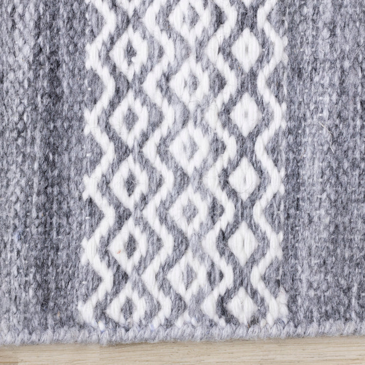 Aspen Striped Pattern Woven Rug