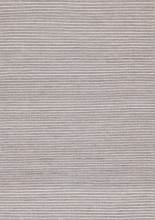 Aspen White Taupe Black Stripe Pattern Woven Rug