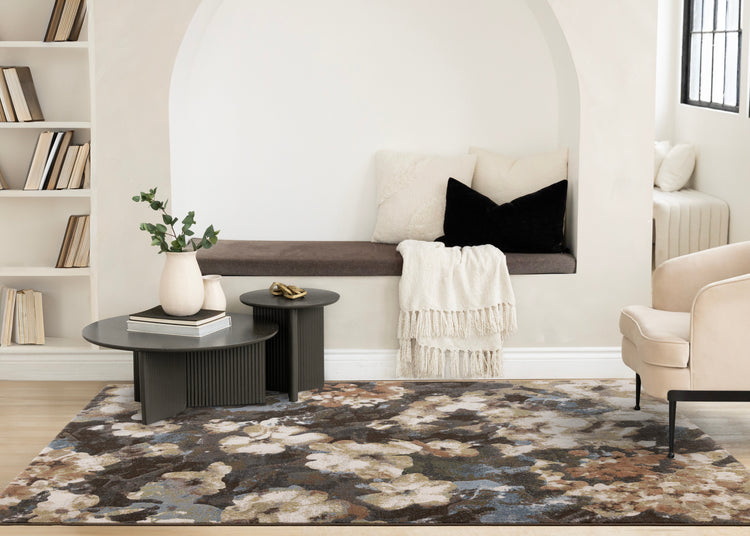 Aurora Multi Elegant Floral Design Rug