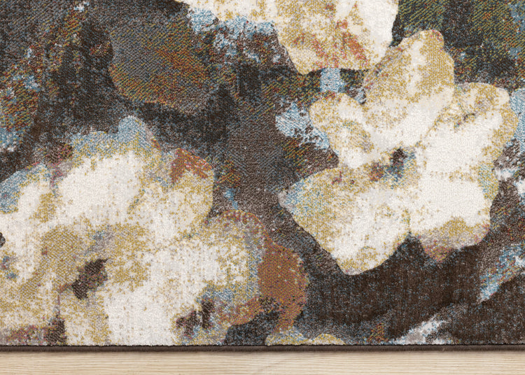 Aurora Multi Elegant Floral Design Rug