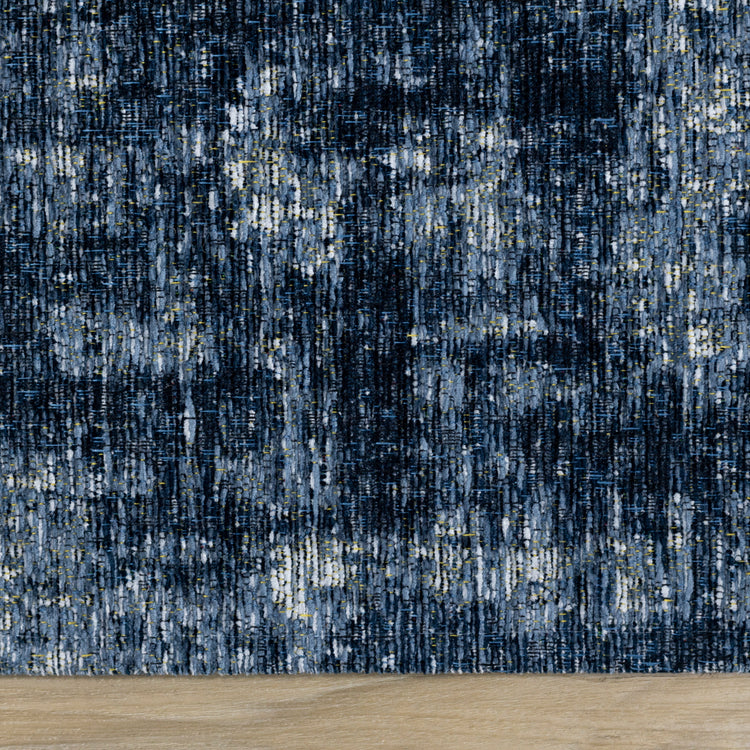Cathedral Deep Blue Tree Bark Rug