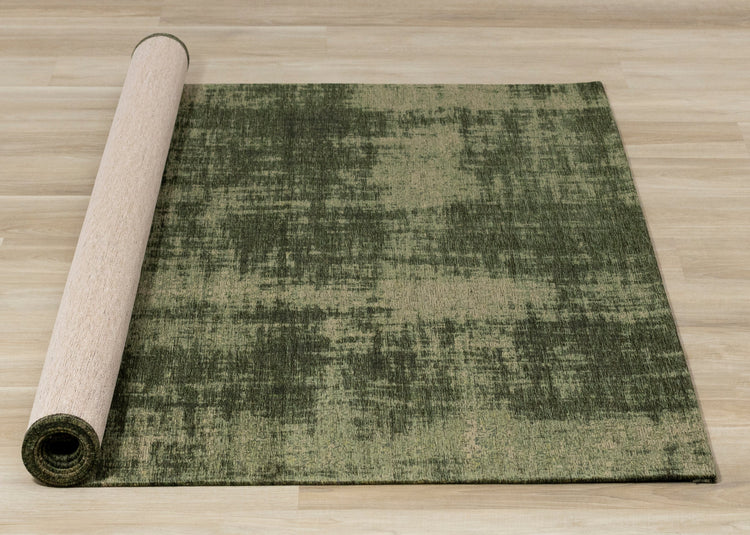 Cathedral Green Tree Bark Rug