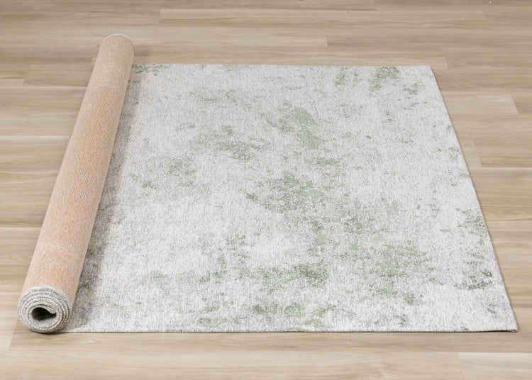 Cathedral Green Grey Cream Marble Rug