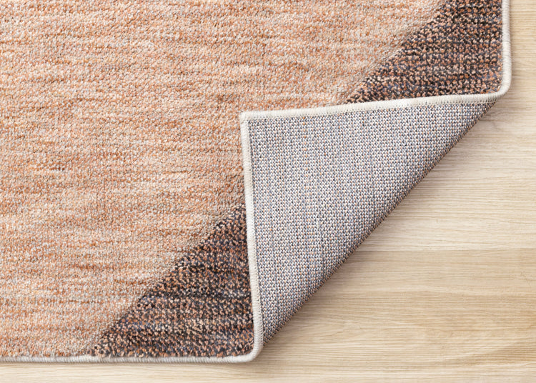 Cora Pink Taupe Geometric Design Rug