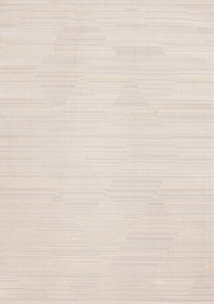 Ellington Beige Subtle Diamond Pattern Rug