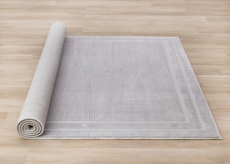 Ellington Grey Border Rug