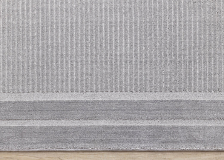 Ellington Grey Border Rug