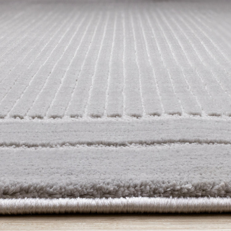 Ellington Grey Border Rug