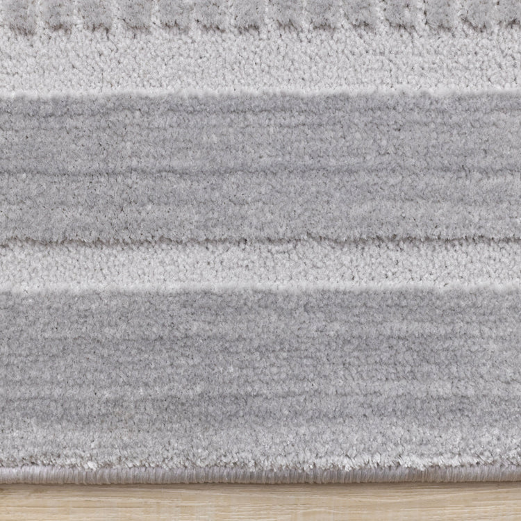 Ellington Grey Border Rug