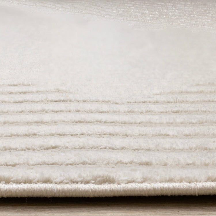 Hayden Cream Beige Contemporary Modern Geometric Rug