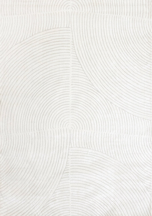Hayden Light Cream Swirl Rug