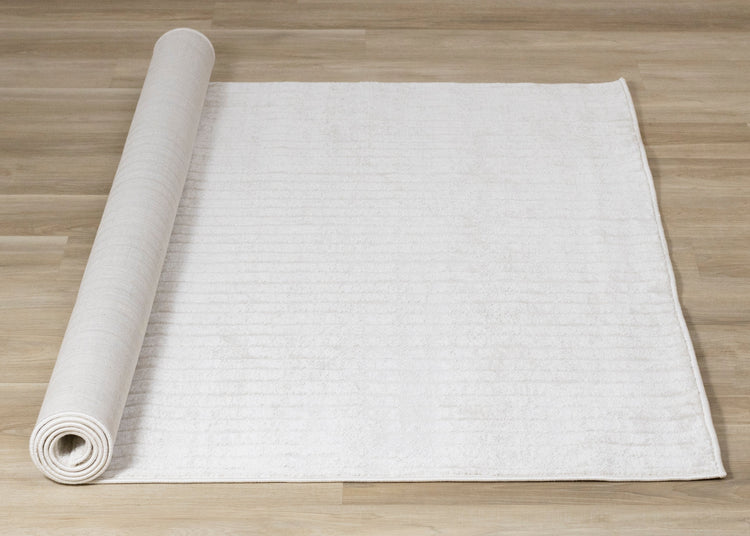 Hayden Light Cream Modern Lines Rug