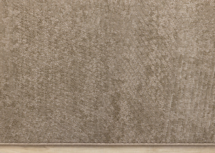 Himalaya Green Taupe Striped Geometric Shapes Rug
