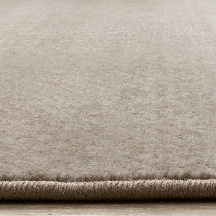 Himalaya Green Taupe Striped Geometric Shapes Rug