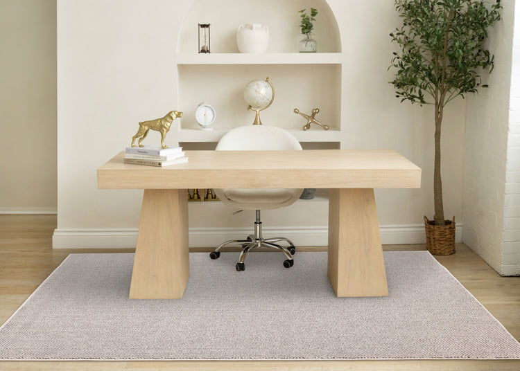 Inga Grey White High Loop Texture Rug