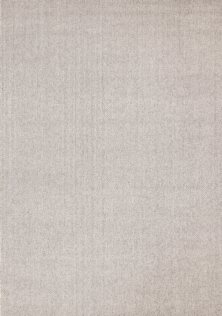 Inga Grey White High Loop Texture Rug
