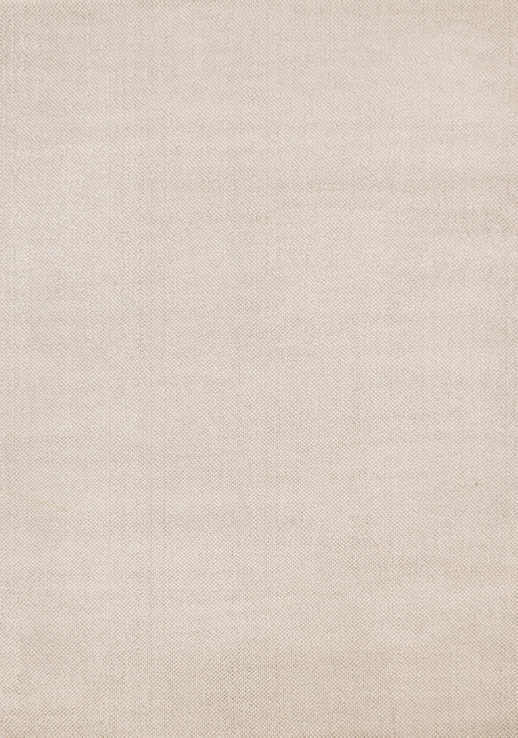 Inga White Taupe High Loop Texture Rug