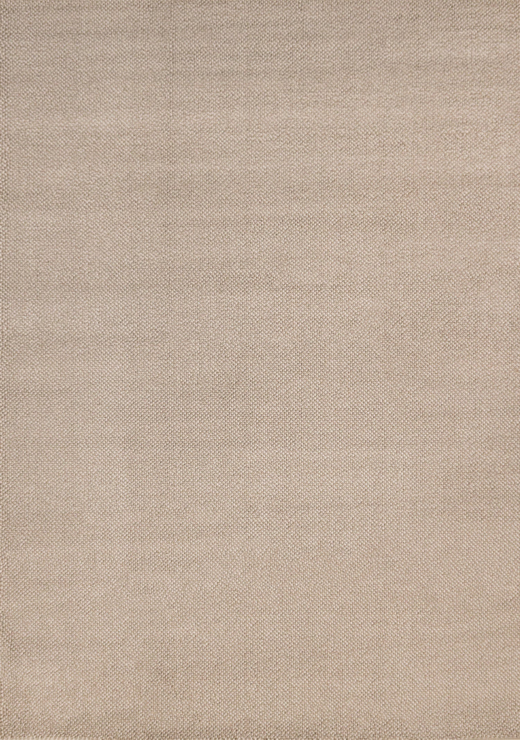Inga Taupe White High Loop Texture Rug