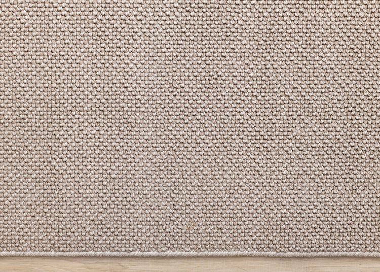Inga Taupe White High Loop Texture Rug