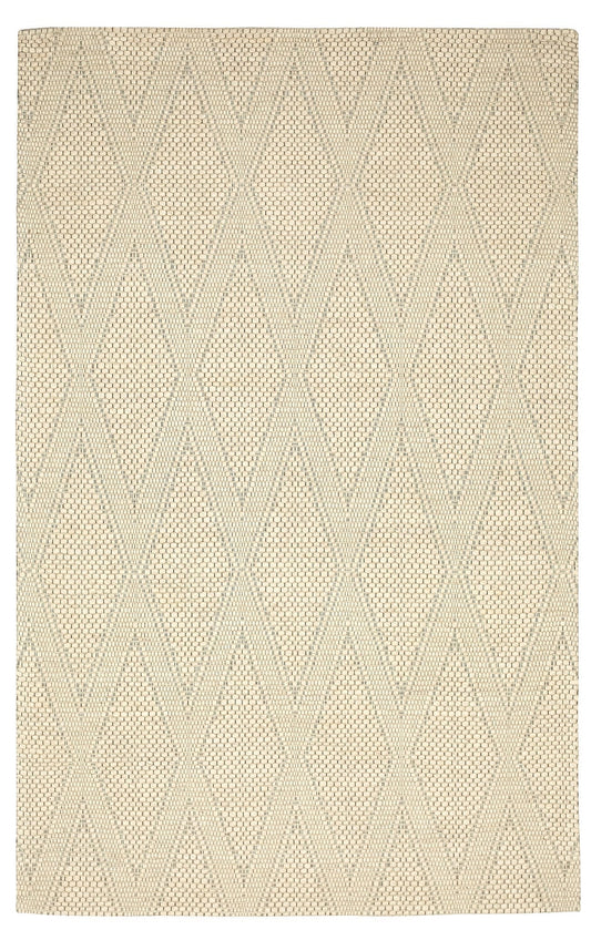 Chinook Handmade Wool Ivory Large Diamond Rug CHIN-IZN07ILD