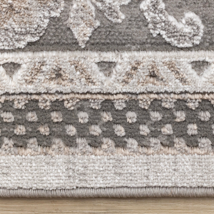 Legacy Taupe White Grey Beige Classic Elegant Rug