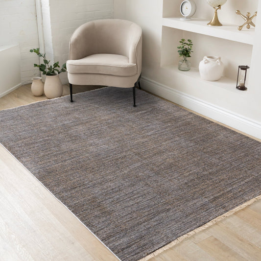 Marisa Blue Brown Distressed Rug