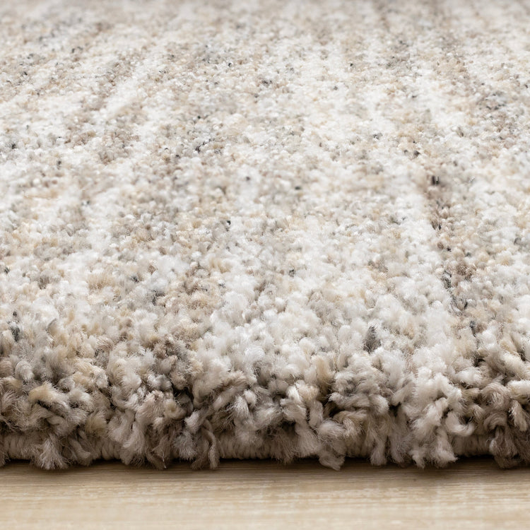 Marquis Grey White Brown Distressed Rug