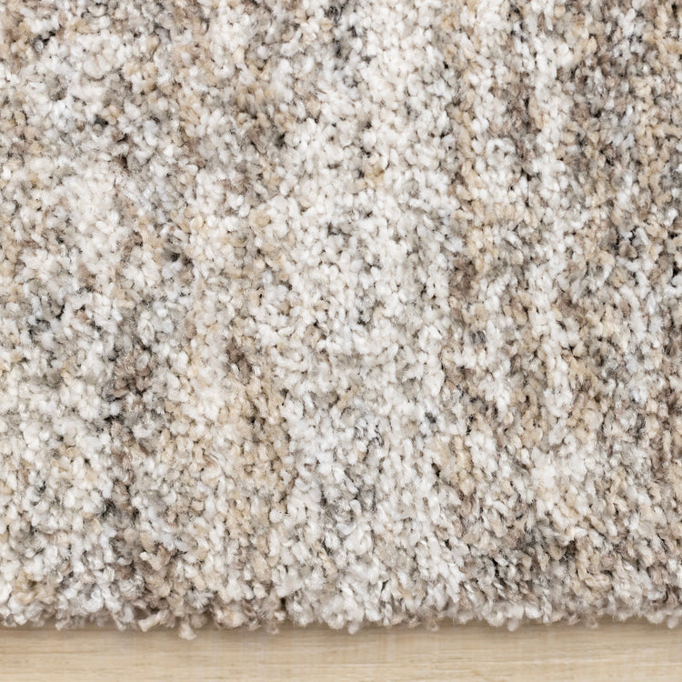Marquis Grey White Brown Distressed Rug