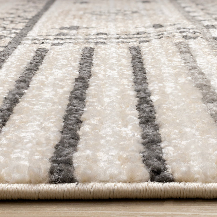 Nala Cream Grey Black Beige Southwestern Pattern Rug