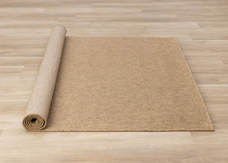 Novah Brown Flatweave Rug