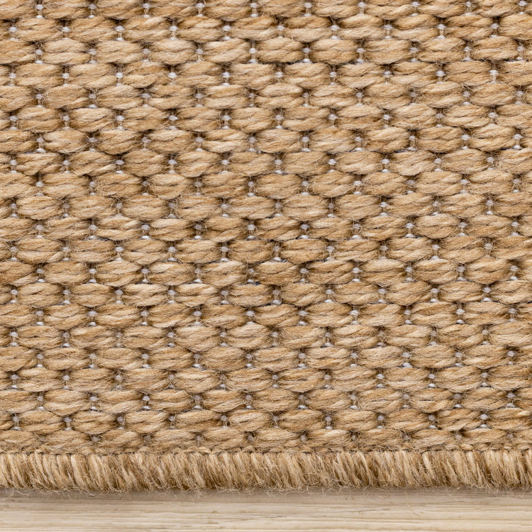 Novah Brown Flatweave Rug