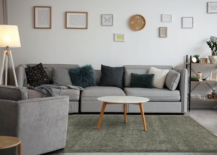 Pascal Green Comfort Shag Rug