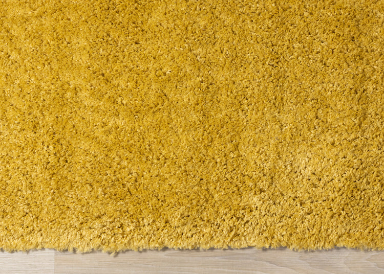 Pascal Yellow Comfort Shag Rug