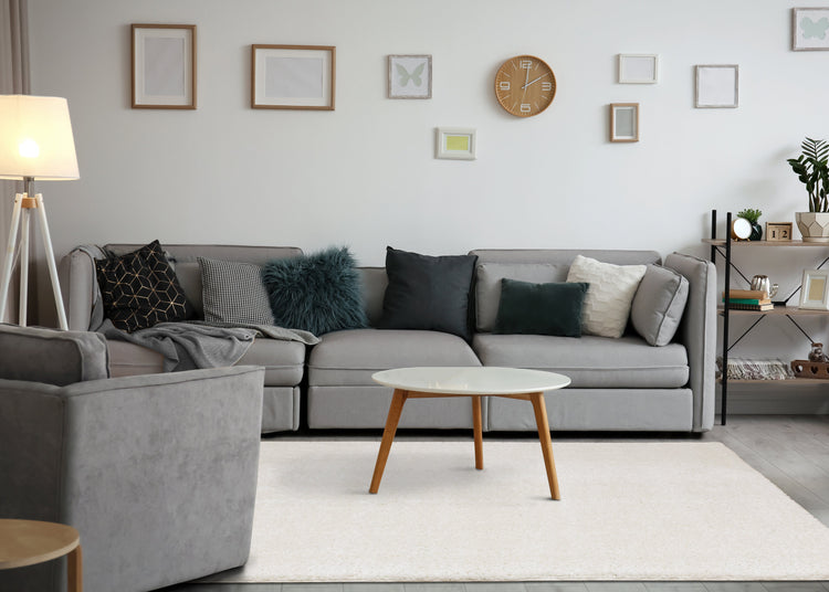 Pascal Cream White Comfort Shag Rug