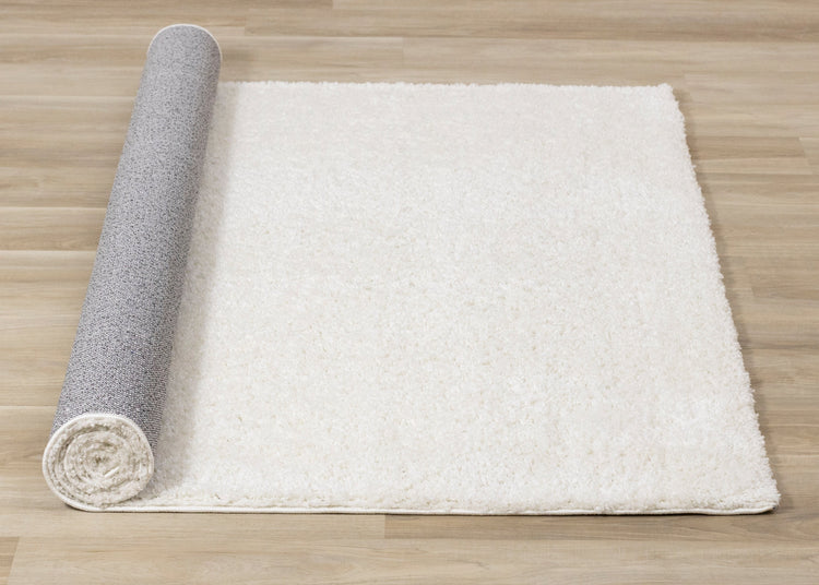 Pascal Cream White Comfort Shag Rug