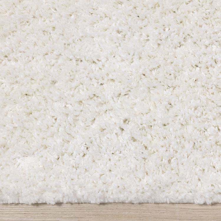 Pascal Cream White Comfort Shag Rug