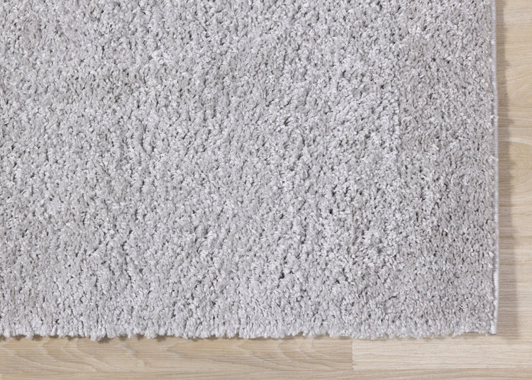 Pascal Light Grey Comfort Shag Rug