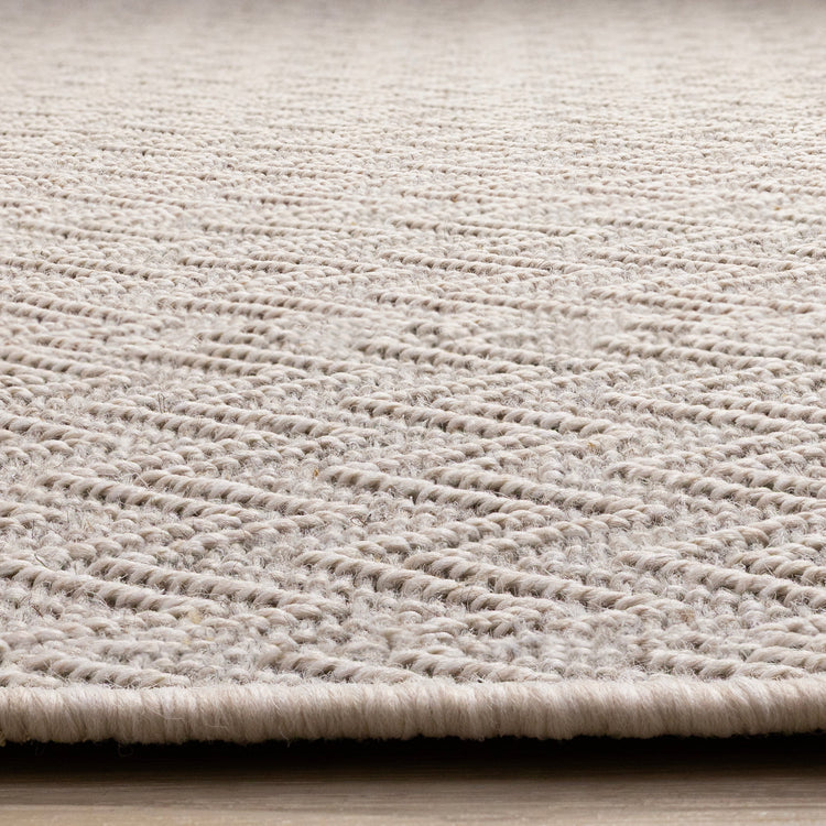 Peak Grey Chevron Design Rug