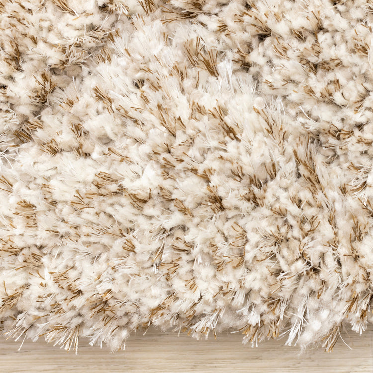 Roman Beige Soft Touch Rhombus Pattern Rug