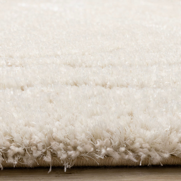 Roman Cream Soft Touch Wood Grain Rug