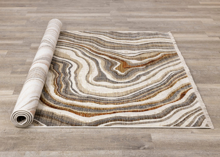 Samira Curvy Waves Rug