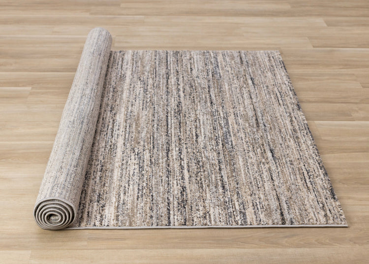 Swift Grey White Taupe Distressed Rug