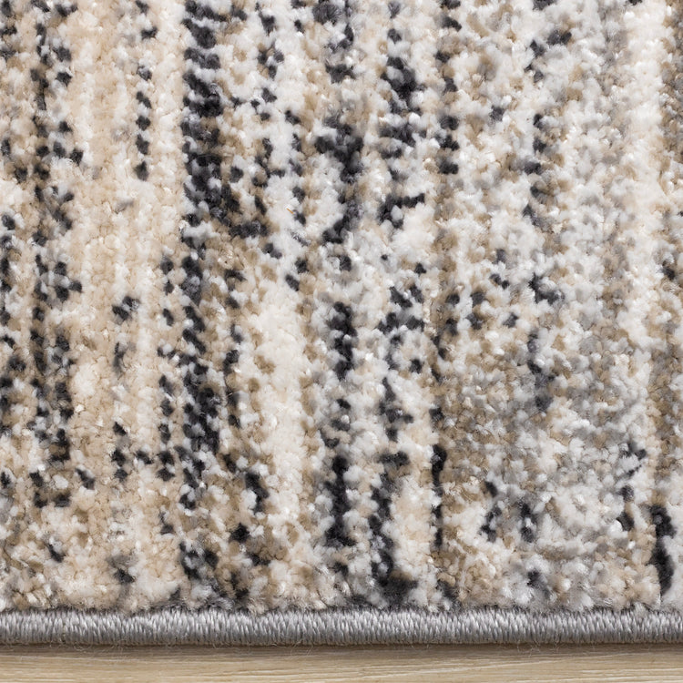 Swift Grey White Taupe Distressed Rug