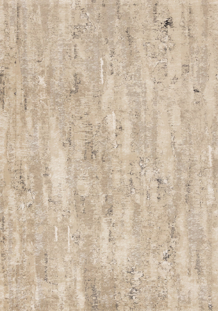 Zola Beige Cream Black Distressed Rug