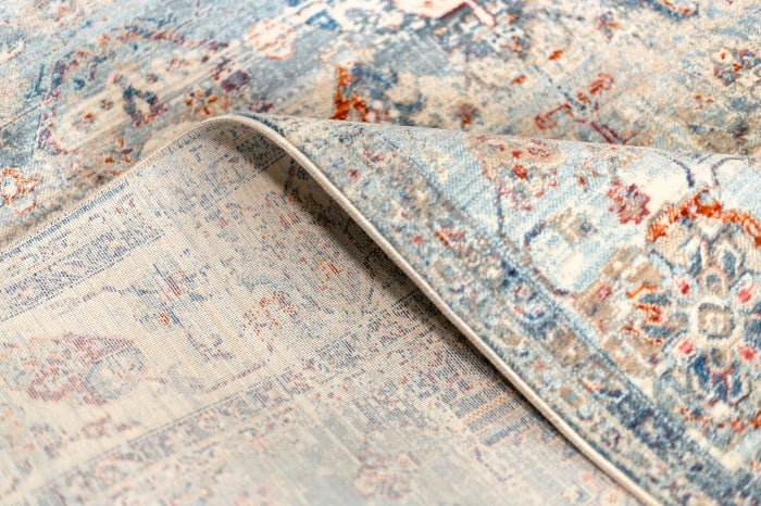 Heirloom Transitional Grey Blue Rug HEI-1518