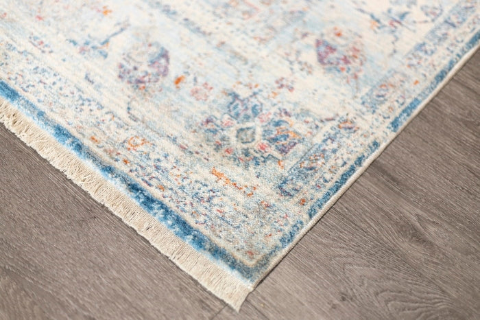 Heirloom Transitional Grey Blue Rug HEI-1518