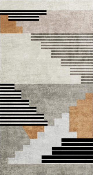 Sparx Washable Modern Rug PPL 1023
