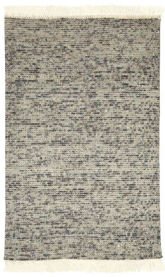 Zurich ZUR-20491-A-GREY Hand Loomed Wool Grey Area Rug By Viana Inc