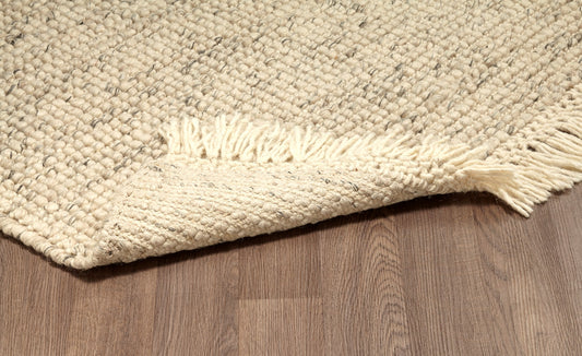 Zurich ZUR-20491-D-IVYNAT Hand Loomed Wool Ivory Natural Area Rug By Viana Inc