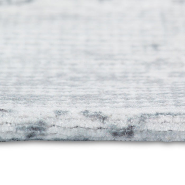 Sparx Transitional Grey Washable Modern Rug by Viana